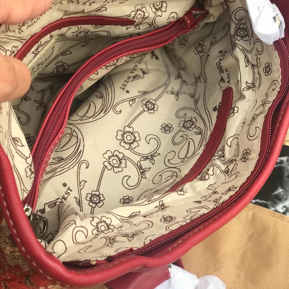 Montana west red hand bag - Picture 6 of 6